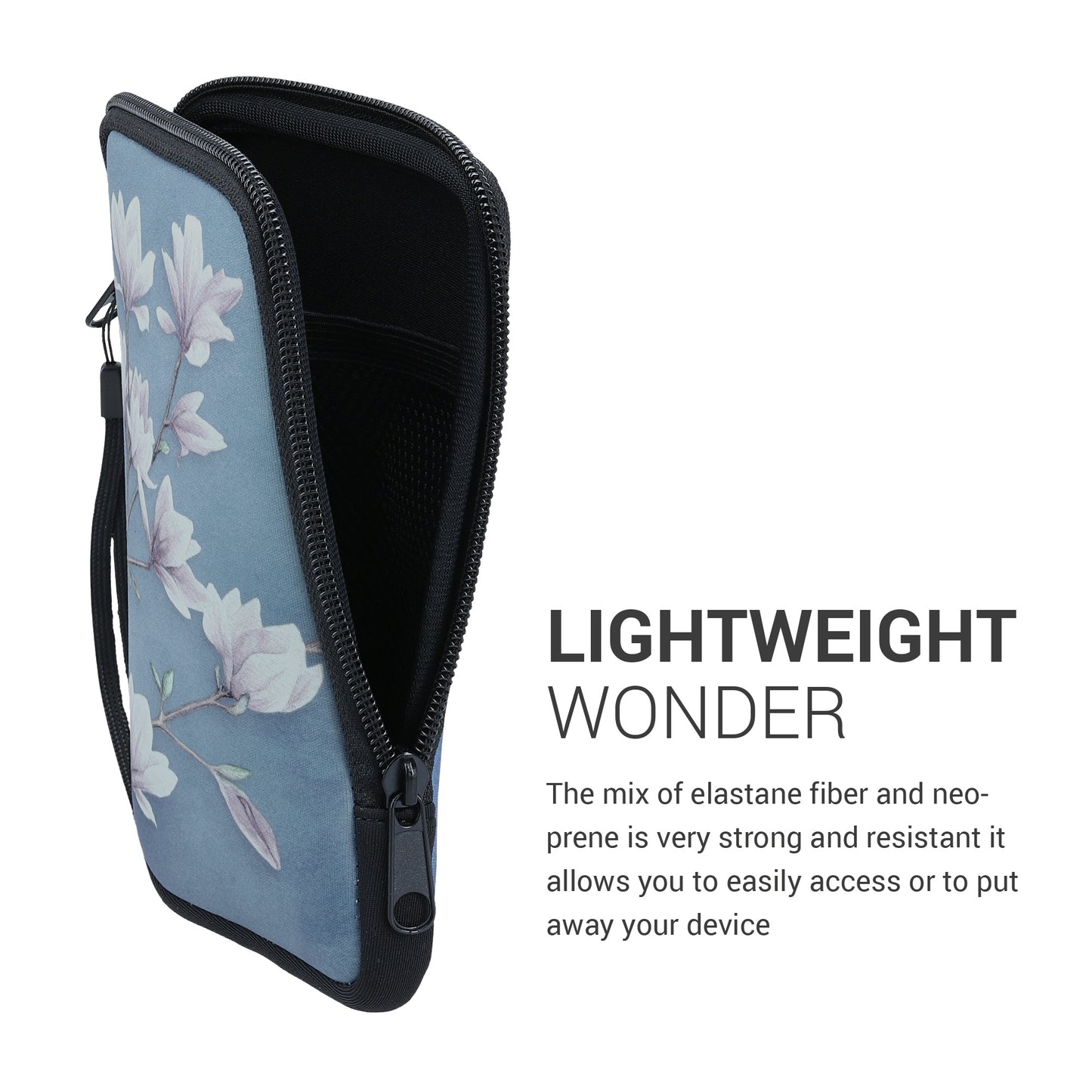 kwmobile Tasche für eReader - Hülle Schutzhülle Galaxie Baum Wiese - 17 x 12 x 2 cm Innenmaße