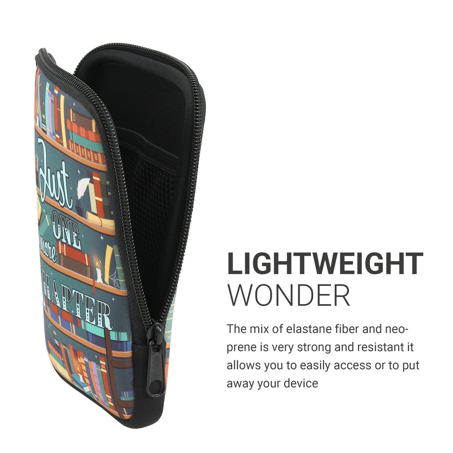 kwmobile Tasche für eReader - Hülle Schutzhülle Galaxie Baum Wiese - 17 x 12 x 2 cm Innenmaße