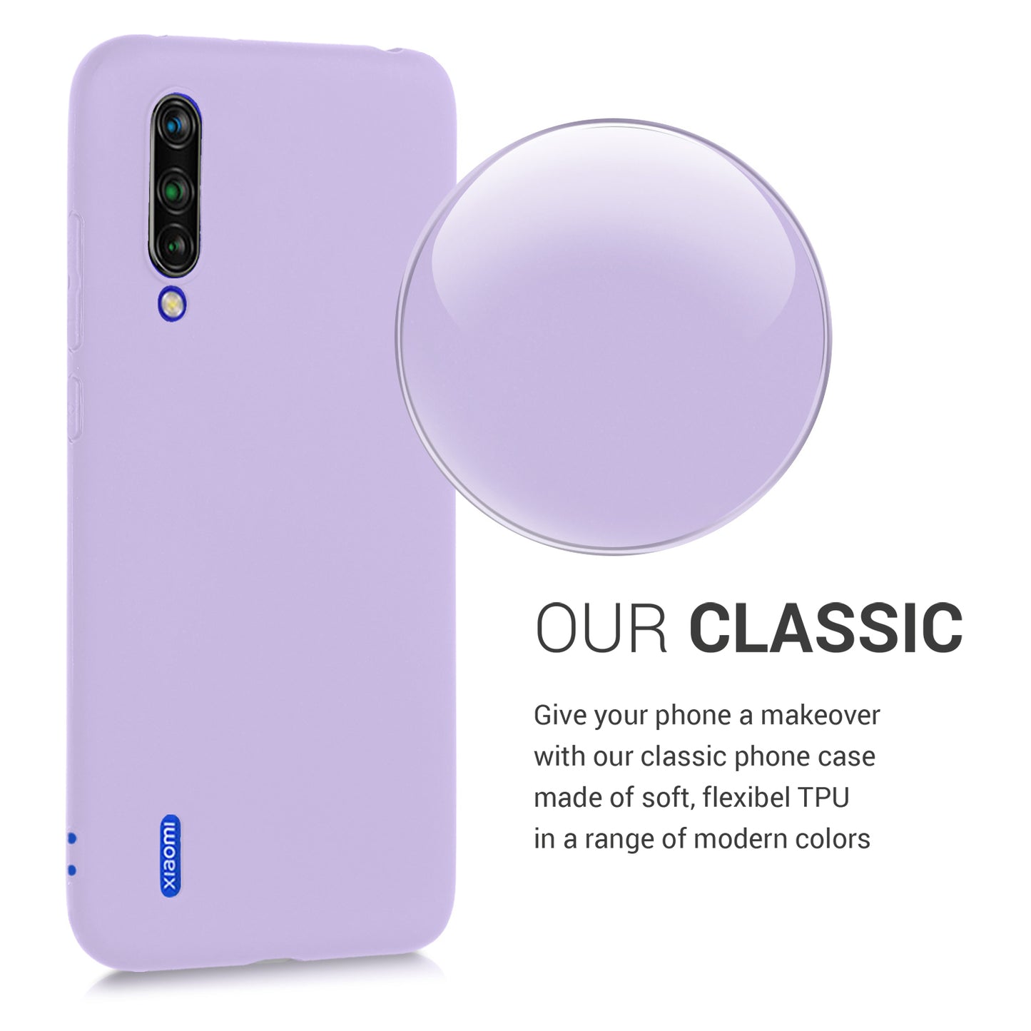 kwmobile Handyhülle für Xiaomi Mi 9 Lite Hülle - Schutzhülle Cover - Kabelloses Laden