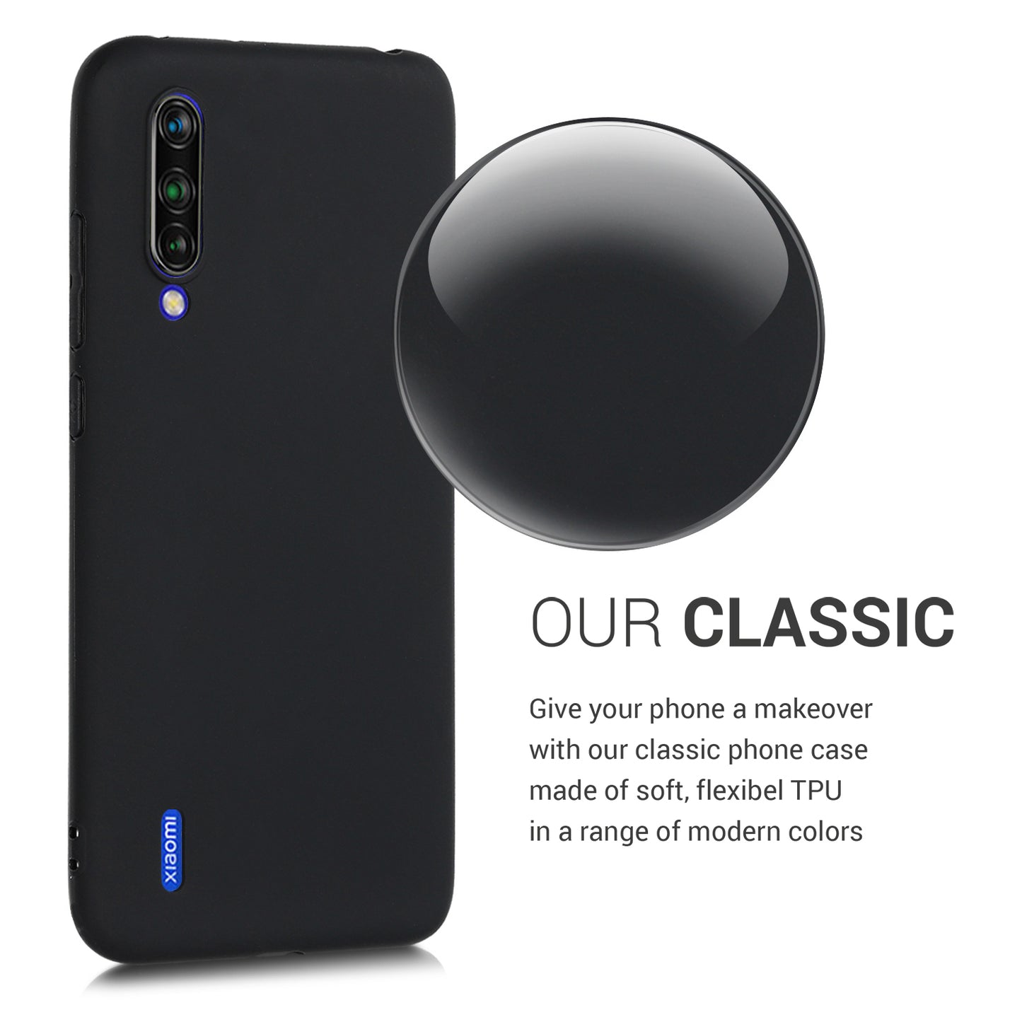 kwmobile Handyhülle für Xiaomi Mi 9 Lite Hülle - Schutzhülle Cover - Kabelloses Laden