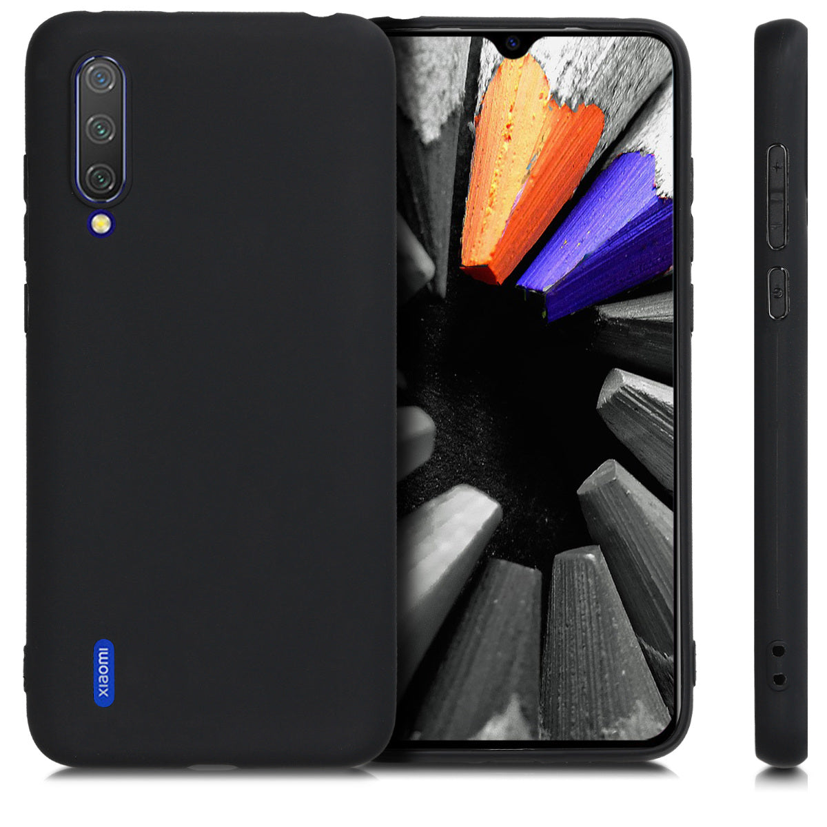 kwmobile Handyhülle für Xiaomi Mi 9 Lite Hülle - Schutzhülle Cover - Kabelloses Laden