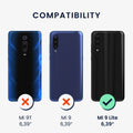 kwmobile Handyhülle für Xiaomi Mi 9 Lite Hülle - Silikon Case schimmernd - Schutzhülle Cover