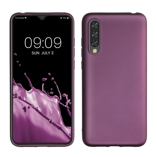 kwmobile Handyhülle für Xiaomi Mi 9 Lite Hülle - Silikon Case schimmernd - Schutzhülle Cover