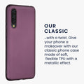 kwmobile Handyhülle für Xiaomi Mi 9 Lite Hülle - Silikon Case schimmernd - Schutzhülle Cover