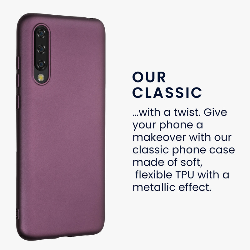 kwmobile Handyhülle für Xiaomi Mi 9 Lite Hülle - Silikon Case schimmernd - Schutzhülle Cover
