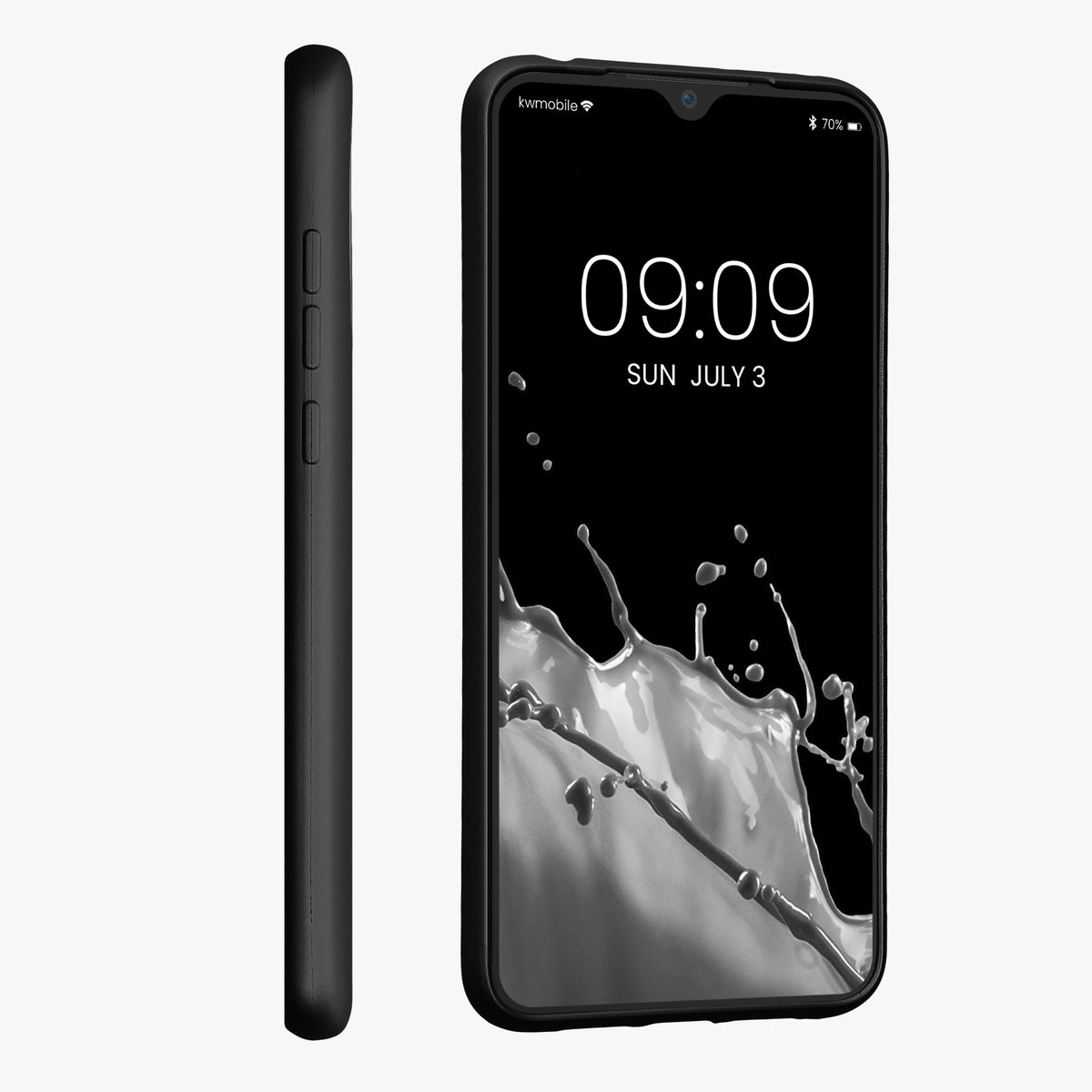 kwmobile Handyhülle für Xiaomi Mi 9 Lite Hülle - Silikon Case schimmernd - Schutzhülle Cover