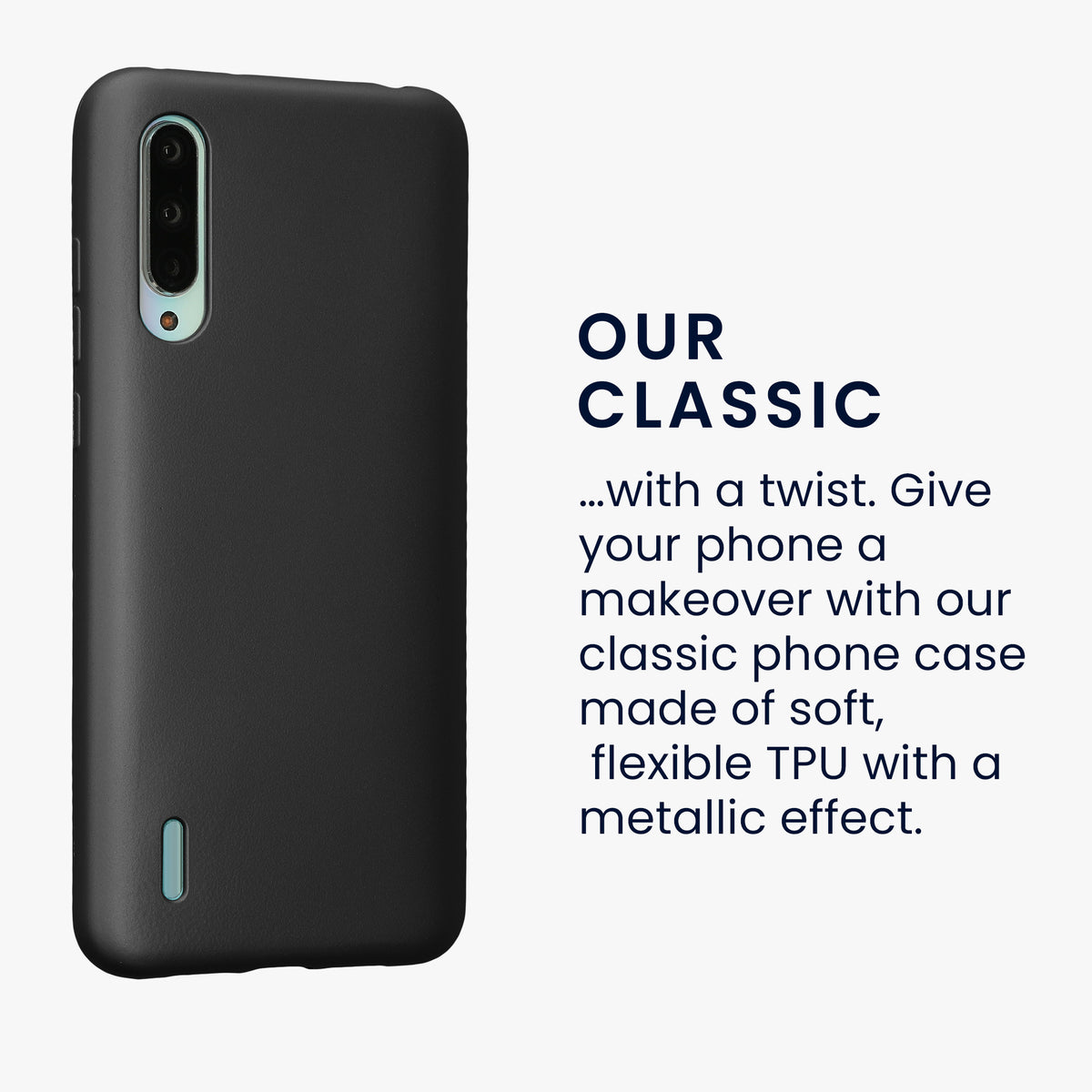 kwmobile Handyhülle für Xiaomi Mi 9 Lite Hülle - Silikon Case schimmernd - Schutzhülle Cover
