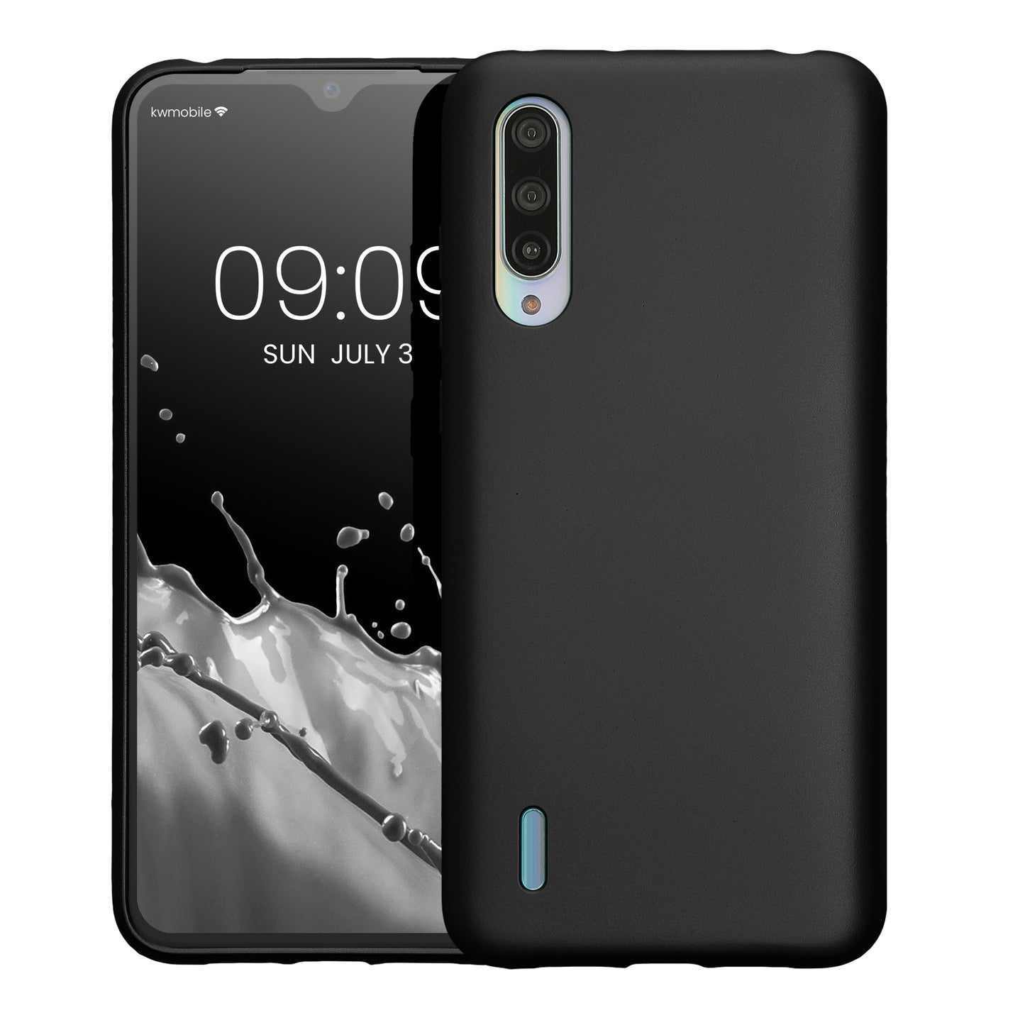 kwmobile Handyhülle für Xiaomi Mi 9 Lite Hülle - Silikon Case schimmernd - Schutzhülle Cover