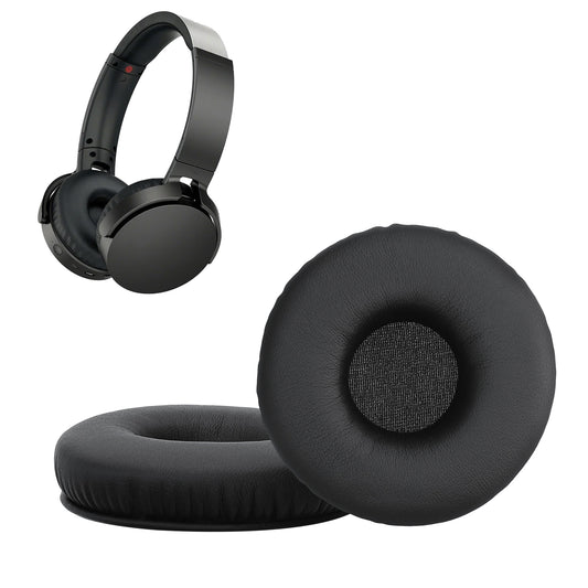 kwmobile 2x Ohr Polster für Sony Ohrpolster - Ersatz Ohrpolster - Kopfhörer Ersatzteile - Kopfhörer Ersatzpolster für Over Ear Headphones Schwarz  
