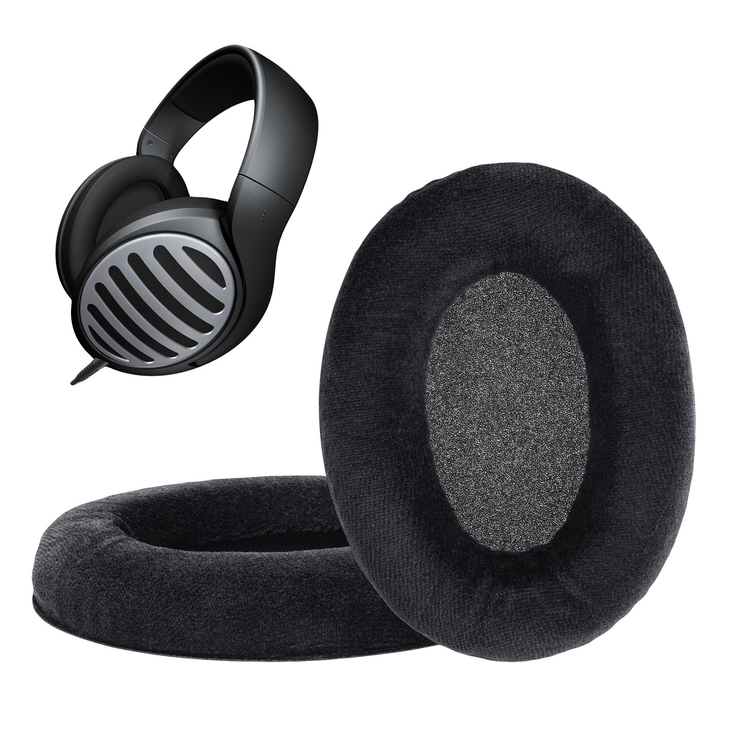 kwmobile Ohr Polster für Sennheiser HD515 / HD555 / HD595 / HD518 Ohrpolster - Ersatz Ohrpolster - Kopfhörer Ersatzteile - Kopfhörer Ersatzpolster für Over Ear Headphones