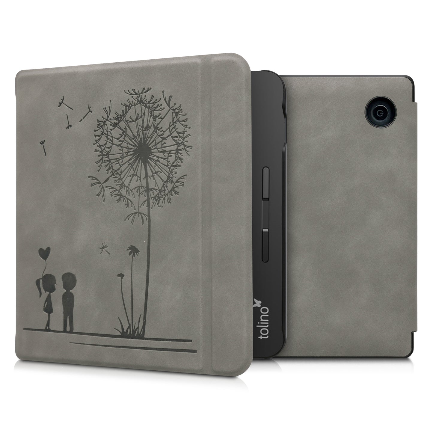 kwmobile Schutzhülle für Tolino Vision 5 Hülle - eReader Case aus Kunstleder mit Auto Sleep Funktion