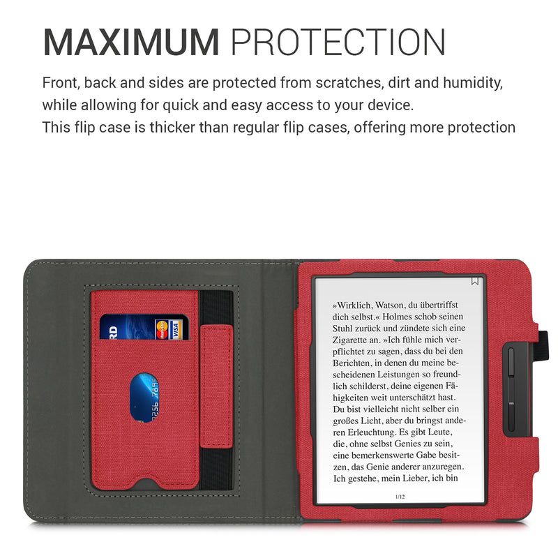 Tolino Vision 5 mit Handschlaufe Flip Case