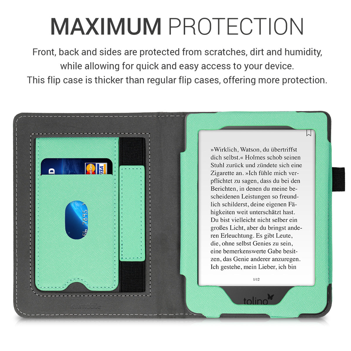 Tolino Page 2 mit Handschlaufe Flip Case