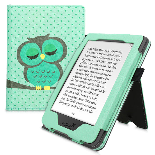 kwmobile Flip Cover kompatibel mit Tolino Page 2 - Hülle mit Handschlaufe