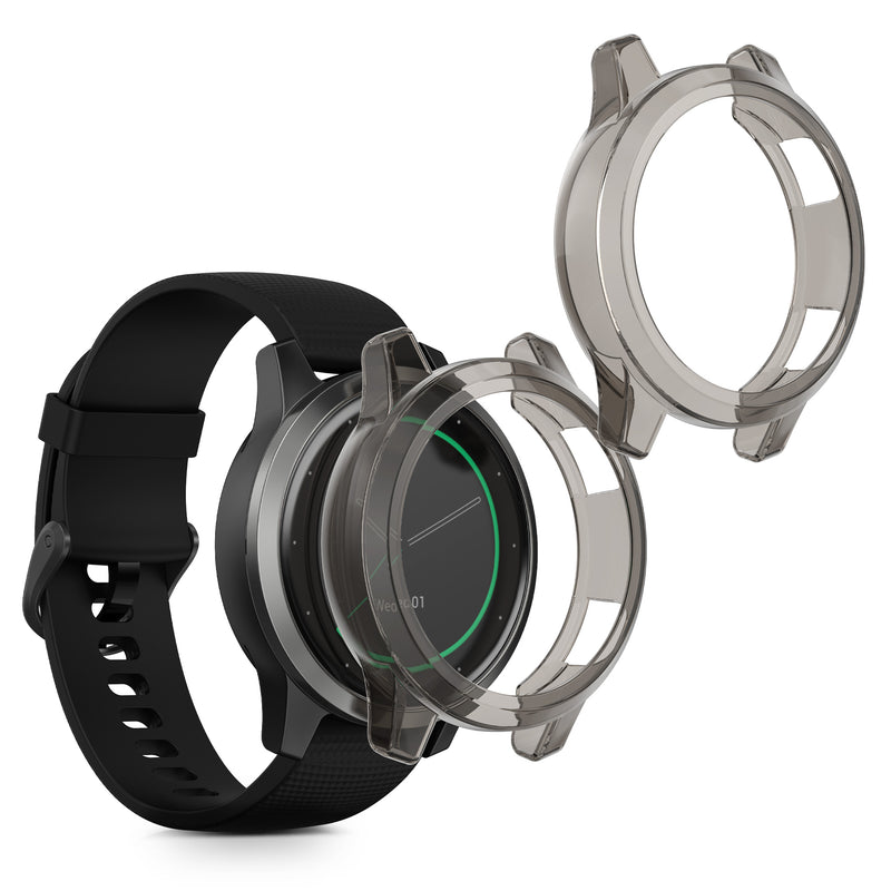 Garmin Vivoactive 4 (45 mm) 2x Sport Schutzhülle ohne Tracker