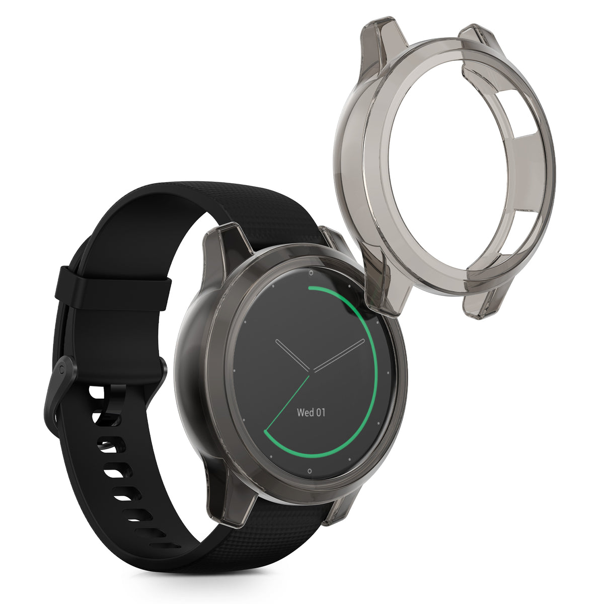 Garmin Vivoactive 4 (45 mm) 2x Sport Schutzhülle ohne Tracker