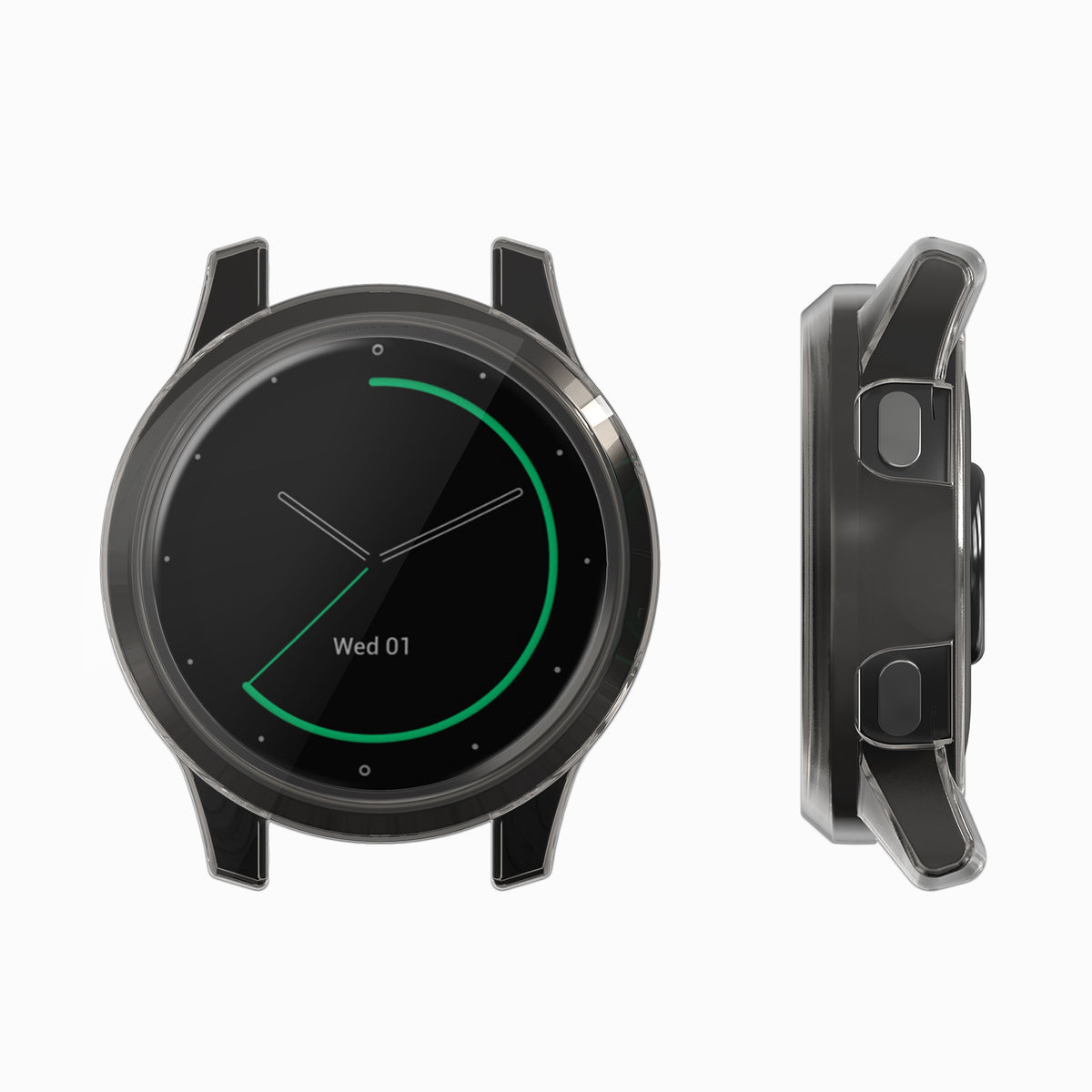 Garmin Vivoactive 4 (45 mm) 2x Sport Schutzhülle ohne Tracker