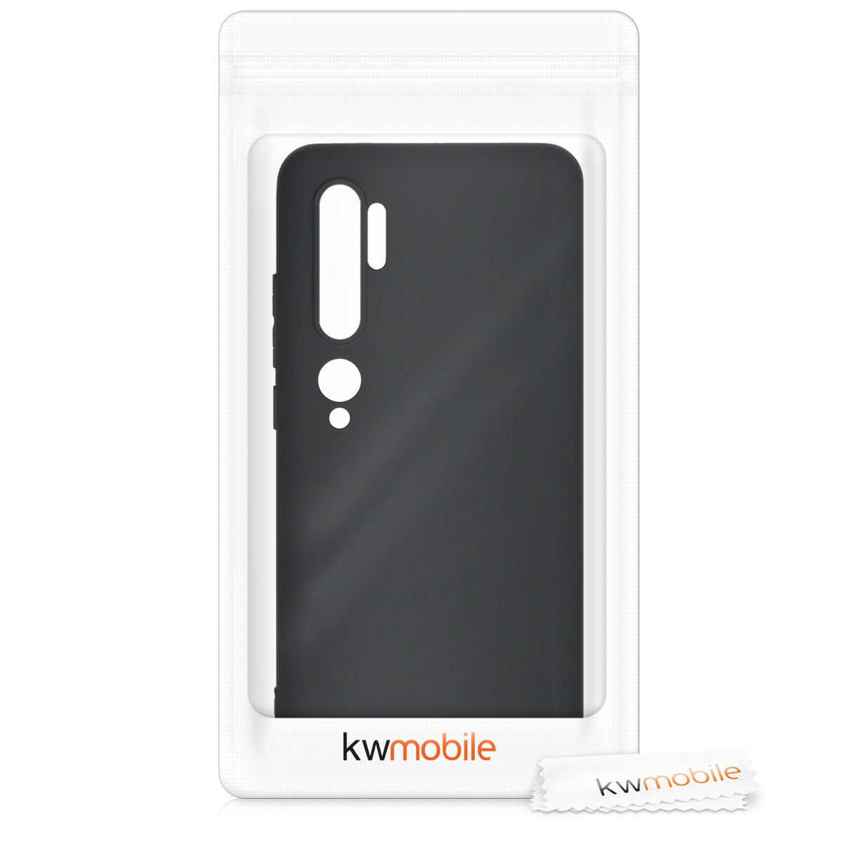 kwmobile Handyhülle für Xiaomi Mi Note 10 / Note 10 Pro Hülle - weiches Handy Silikon Case - Schutzhülle Cover
