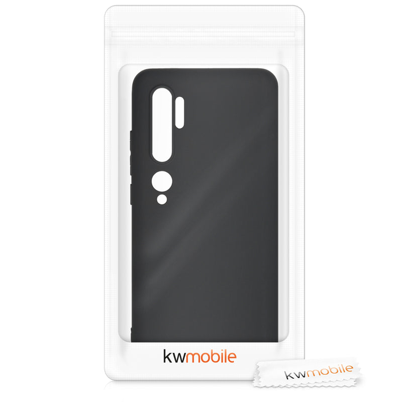 kwmobile Handyhülle für Xiaomi Mi Note 10 / Note 10 Pro Hülle - weiches Handy Silikon Case - Schutzhülle Cover