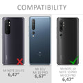 kwmobile Handyhülle für Xiaomi Mi Note 10 / Note 10 Pro Hülle - weiches Handy Silikon Case - Schutzhülle Cover
