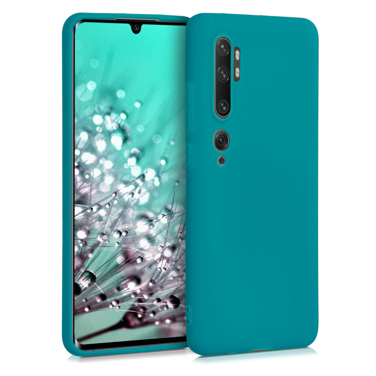 kwmobile Handyhülle für Xiaomi Mi Note 10 / Note 10 Pro Hülle - weiches Handy Silikon Case - Schutzhülle Cover