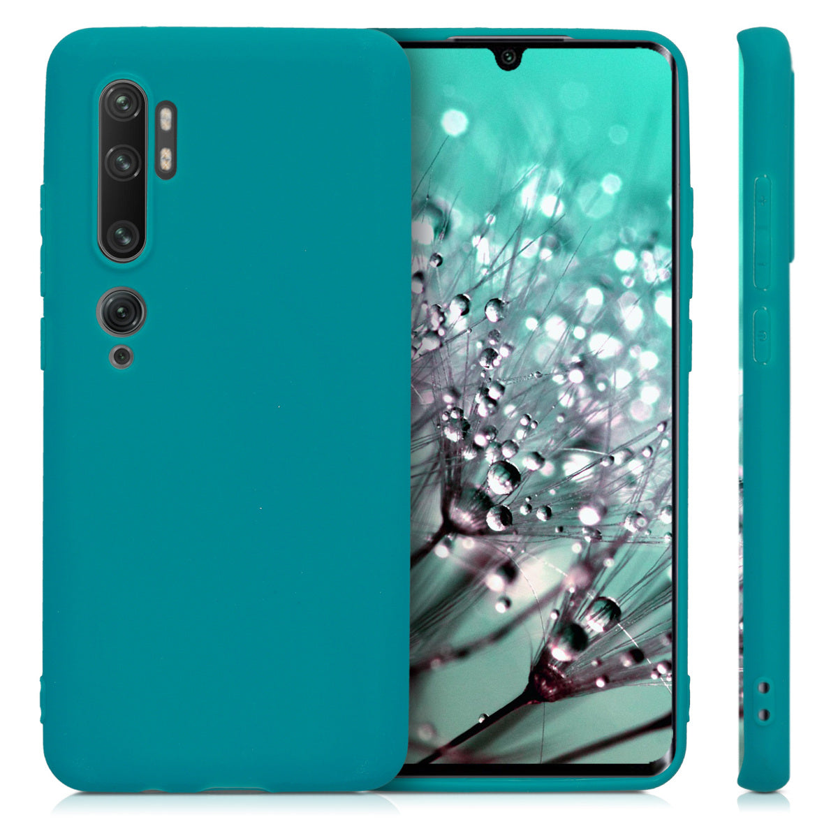 kwmobile Handyhülle für Xiaomi Mi Note 10 / Note 10 Pro Hülle - weiches Handy Silikon Case - Schutzhülle Cover