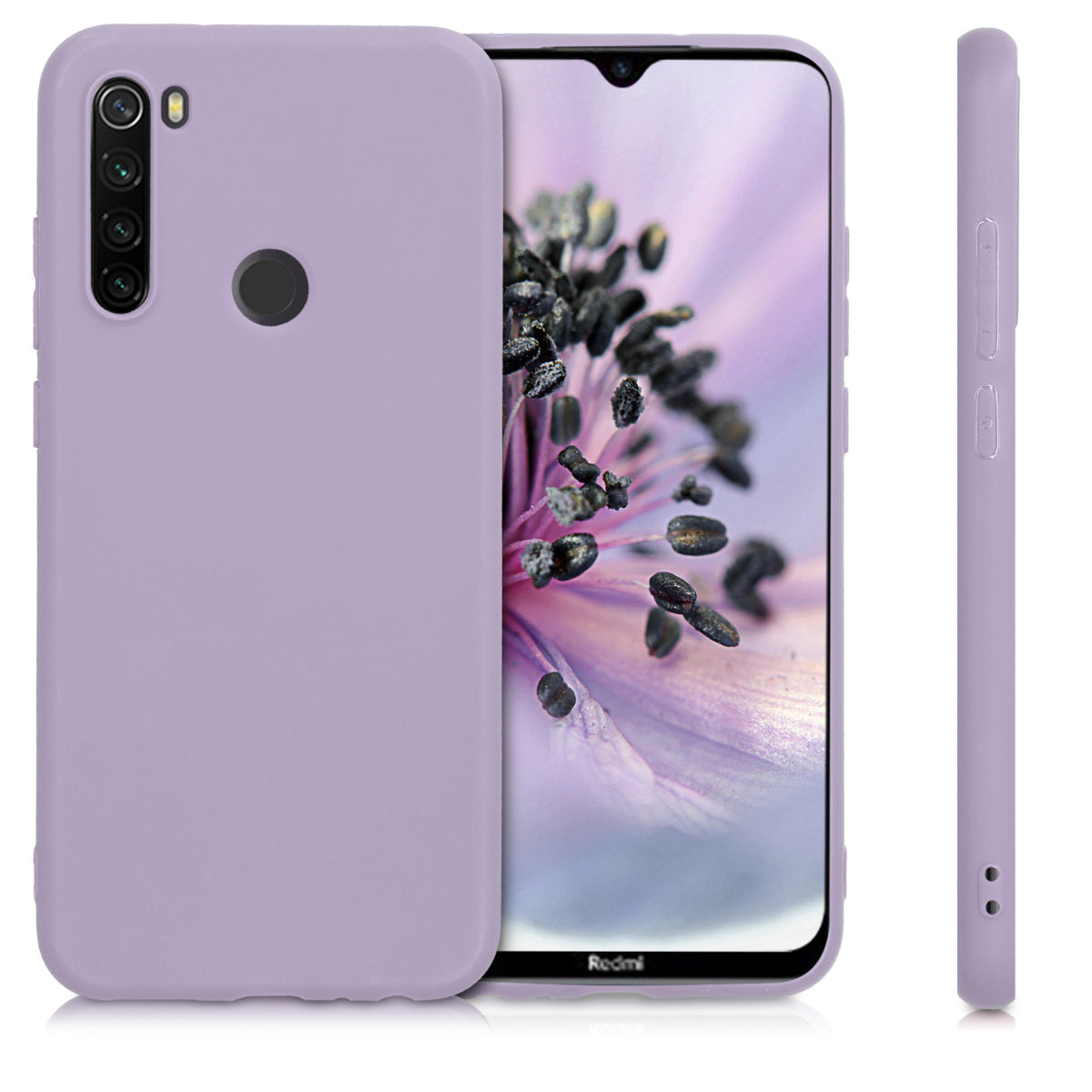 kwmobile Handyhülle für Xiaomi Redmi Note 8T - Kabelloses Laden - Schutzhülle Cover