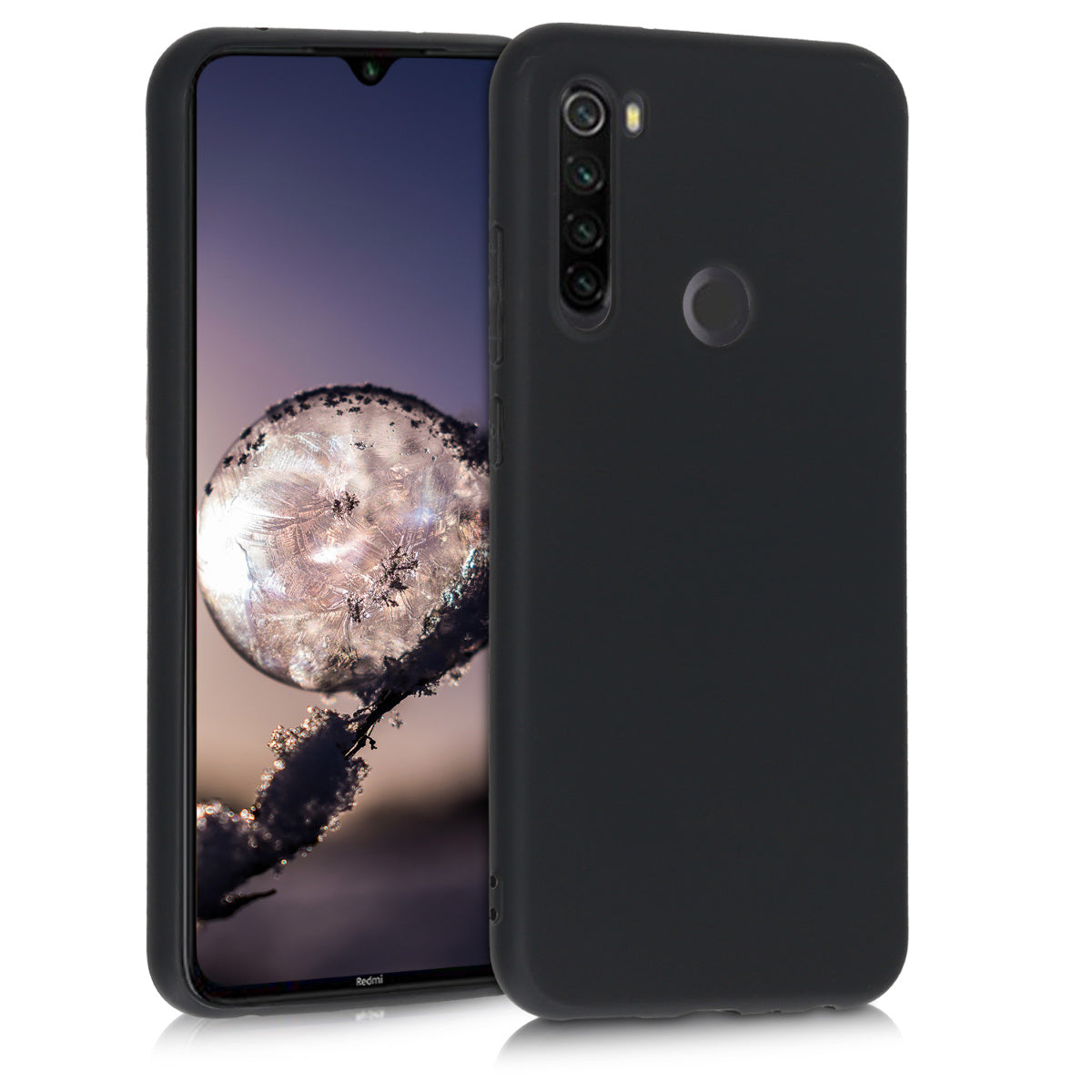 kwmobile Handyhülle für Xiaomi Redmi Note 8T - Kabelloses Laden - Schutzhülle Cover