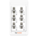 kwmobile Keystone Modul F-Buchse - Koax F-Stecker für DVB-S und DVB-S2 - Anschluss TV SAT Kabel an Modular Patchpanel