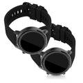kwmobile Uhrenarmband für Huami Amazfit GTR (42mm) Armband - Fitnesstracker Band Set aus Silikon - Ersatzarmband