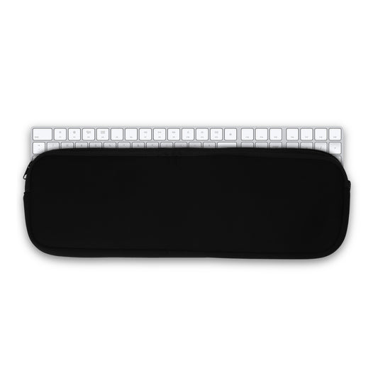 kwmobile Tastatur-Hülle kompatibel mit Apple Magic Keyboard mit Ziffernblock - Neopren Schutzhülle Case Tasche für Tastatur - Neoprentasche für Keyboard - Schwarz Schwarz  