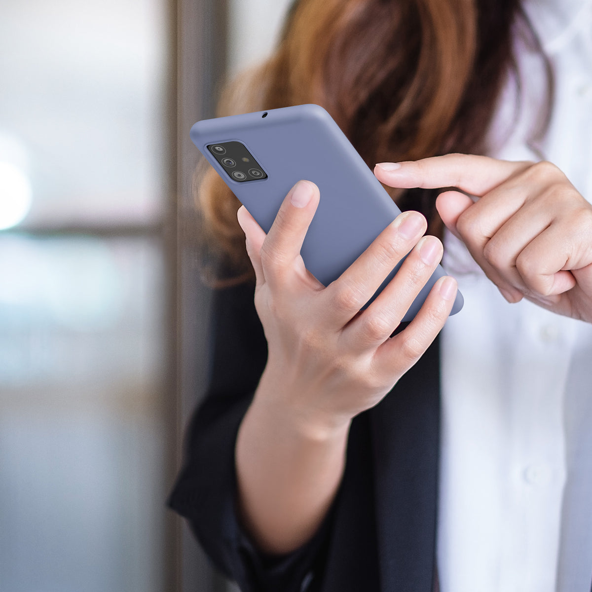 kwmobile Handyhülle für Samsung Galaxy A51 - Kabelloses Laden - Schutzhülle Cover