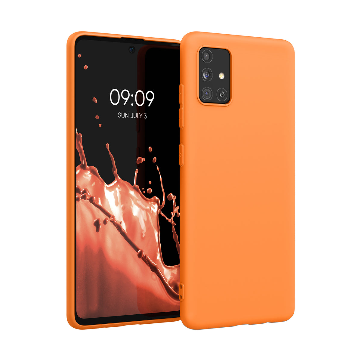 kwmobile Handyhülle für Samsung Galaxy A51 - Kabelloses Laden - Schutzhülle Cover