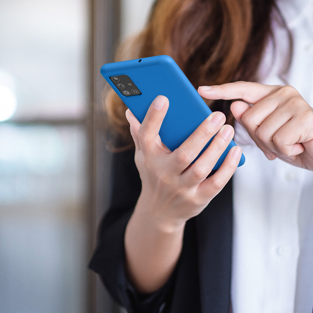 kwmobile Handyhülle für Samsung Galaxy A51 - Kabelloses Laden - Schutzhülle Cover