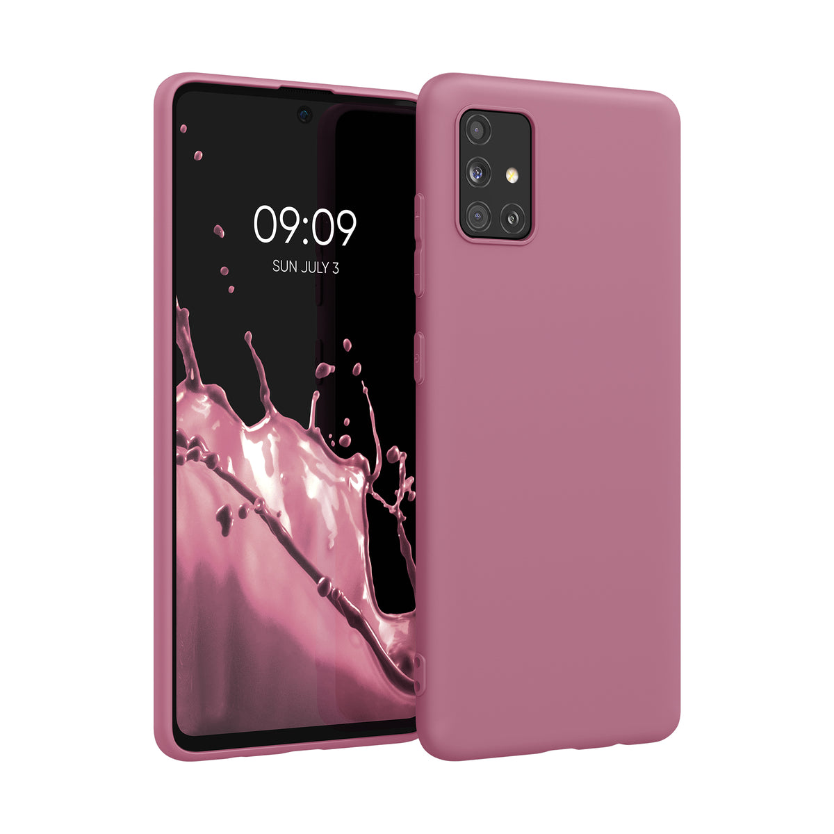 kwmobile Handyhülle für Samsung Galaxy A51 - Kabelloses Laden - Schutzhülle Cover