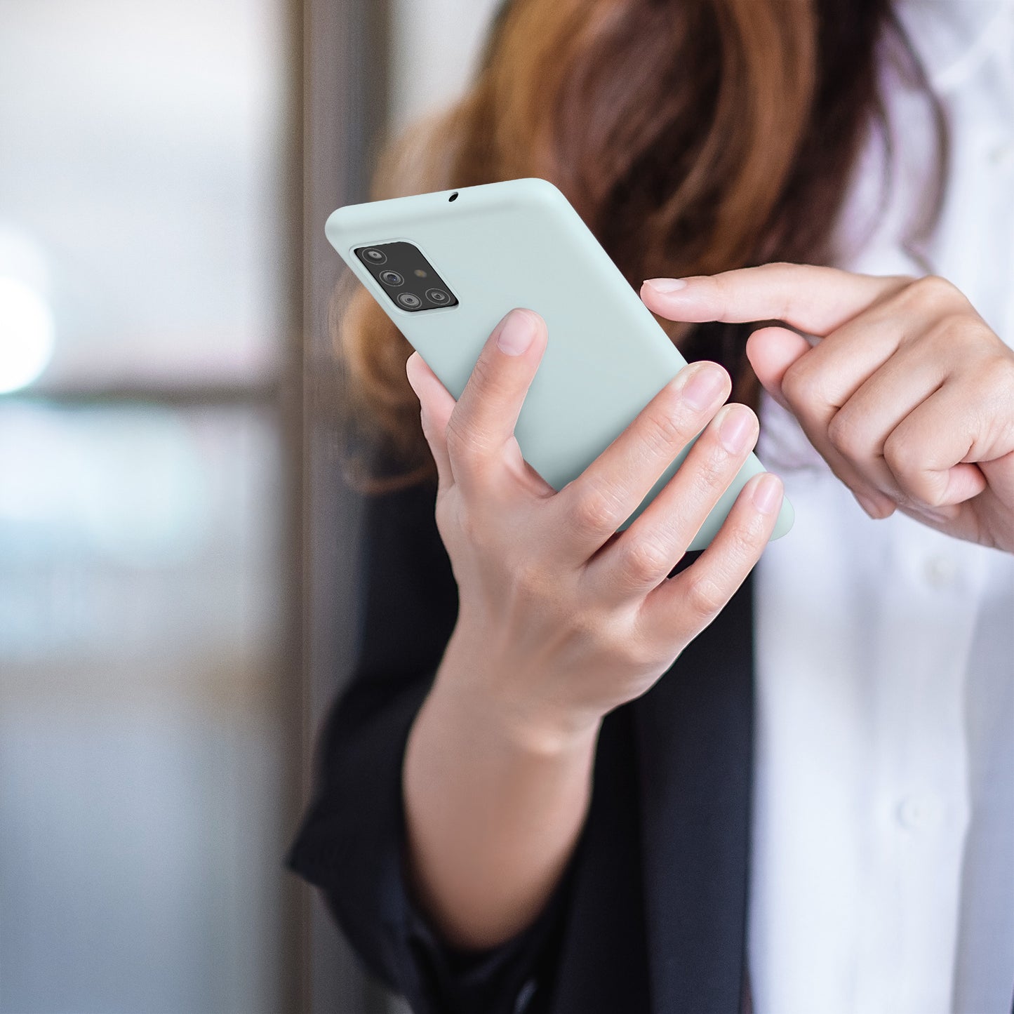 kwmobile Handyhülle für Samsung Galaxy A51 - Kabelloses Laden - Schutzhülle Cover