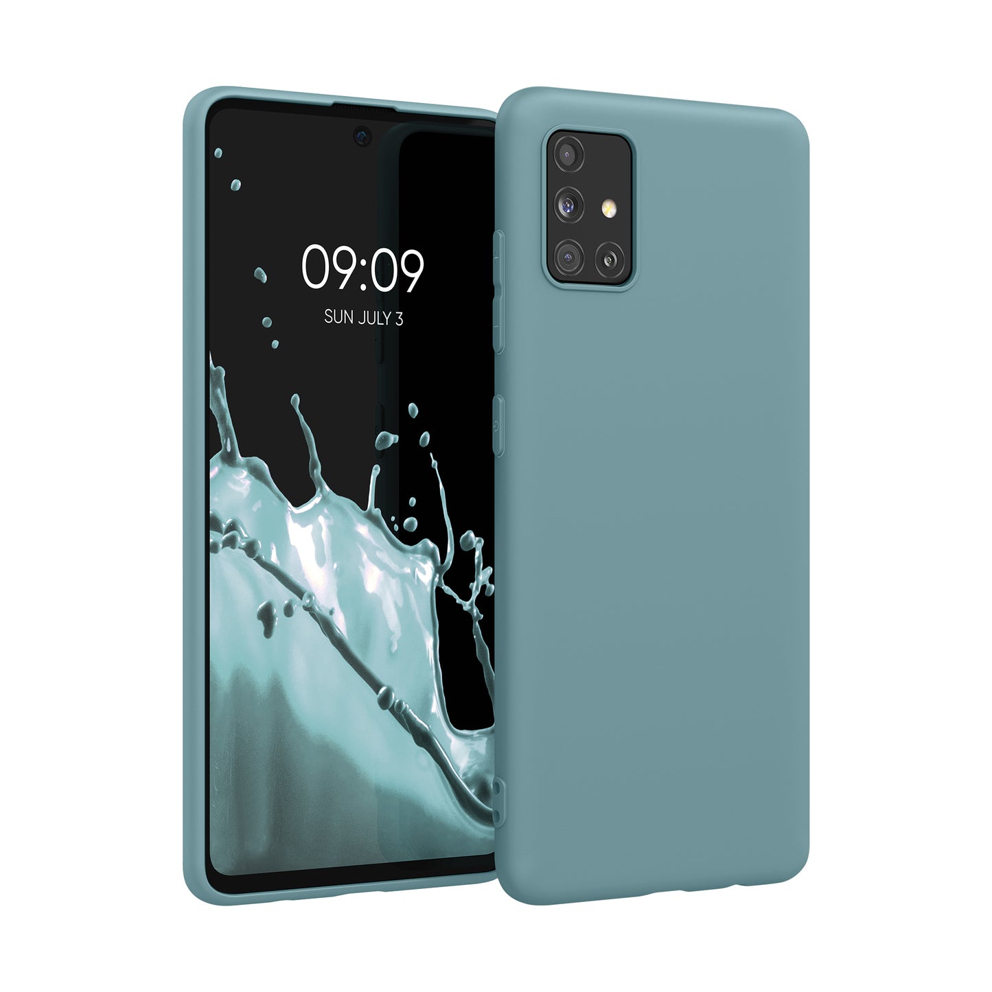 kwmobile Handyhülle für Samsung Galaxy A51 - Kabelloses Laden - Schutzhülle Cover