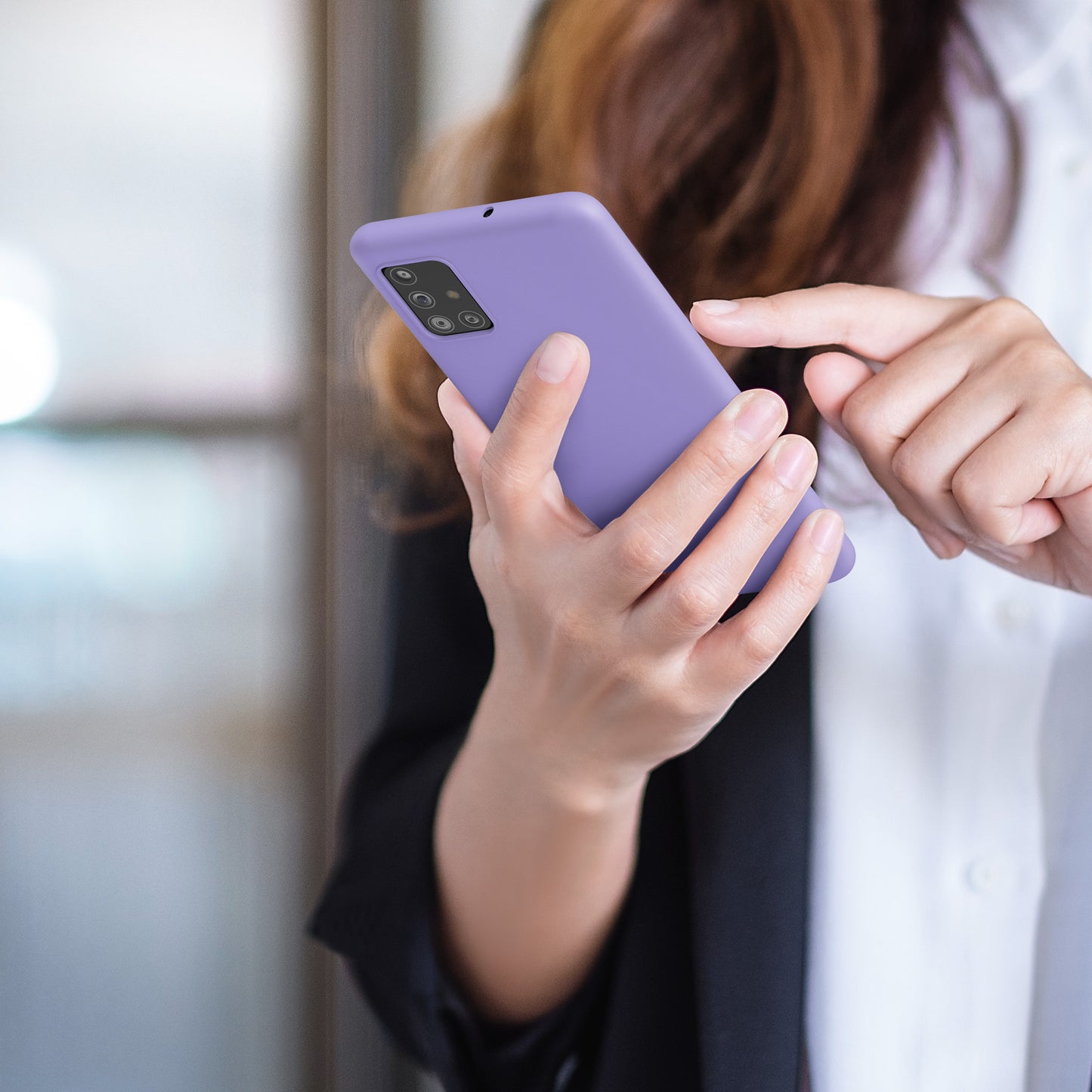 kwmobile Handyhülle für Samsung Galaxy A51 - Kabelloses Laden - Schutzhülle Cover