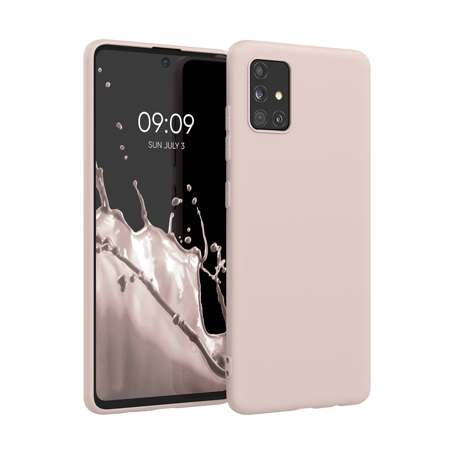 kwmobile Handyhülle für Samsung Galaxy A51 - Kabelloses Laden - Schutzhülle Cover