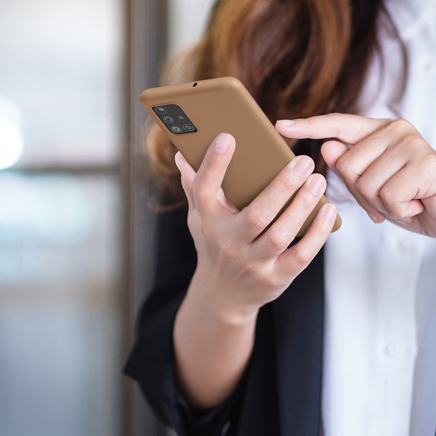 kwmobile Handyhülle für Samsung Galaxy A51 - Kabelloses Laden - Schutzhülle Cover
