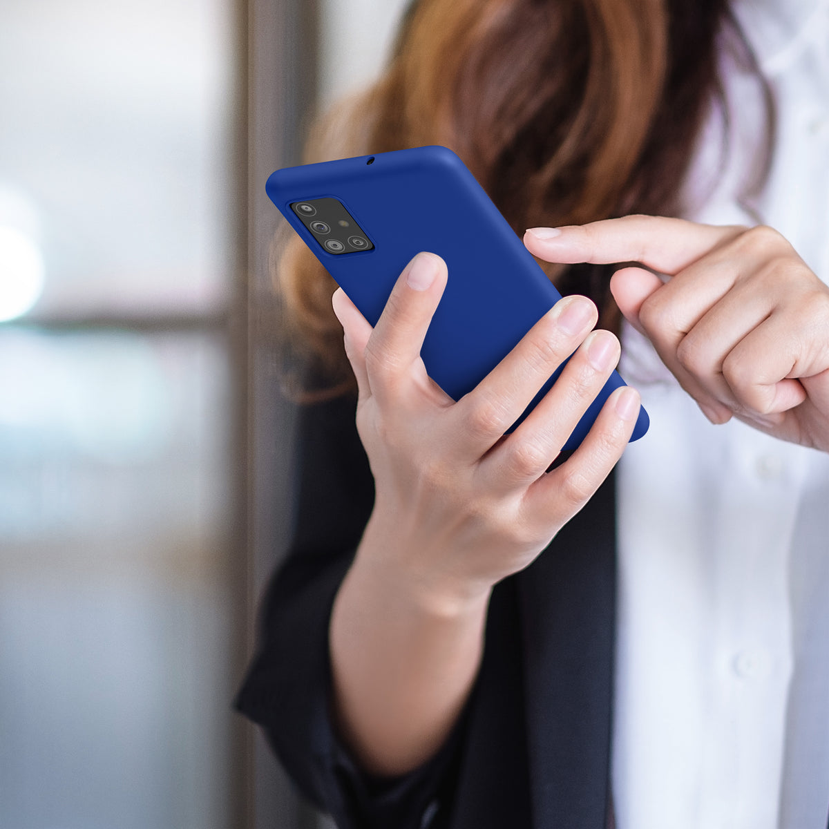 kwmobile Handyhülle für Samsung Galaxy A51 - Kabelloses Laden - Schutzhülle Cover