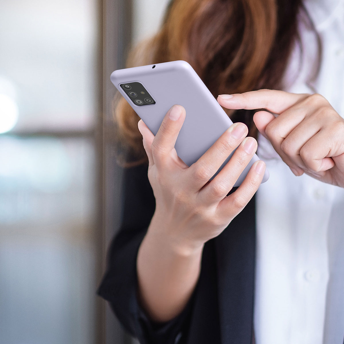 kwmobile Handyhülle für Samsung Galaxy A51 - Kabelloses Laden - Schutzhülle Cover