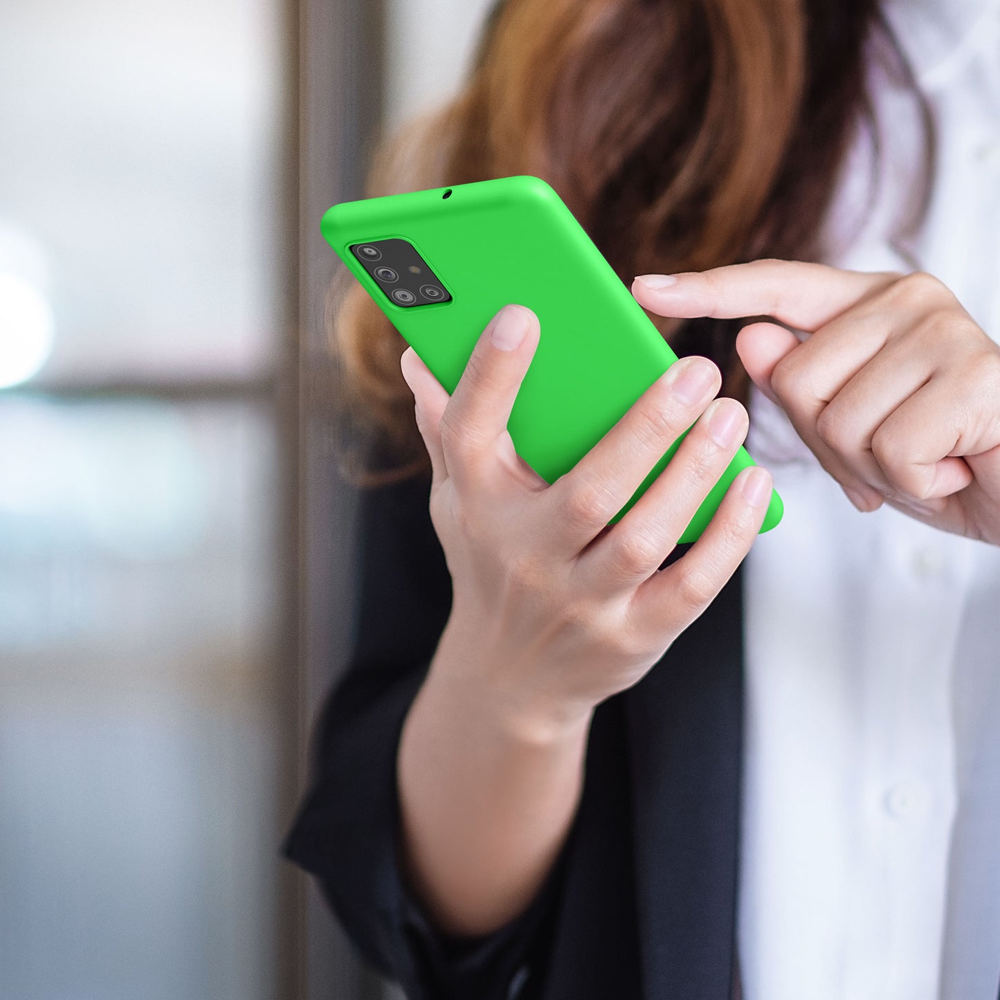 kwmobile Handyhülle für Samsung Galaxy A51 - Kabelloses Laden - Schutzhülle Cover
