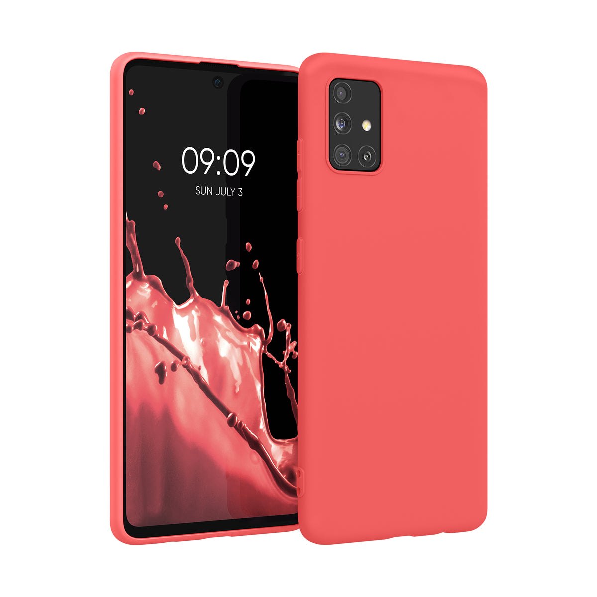 kwmobile Handyhülle für Samsung Galaxy A51 - Kabelloses Laden - Schutzhülle Cover