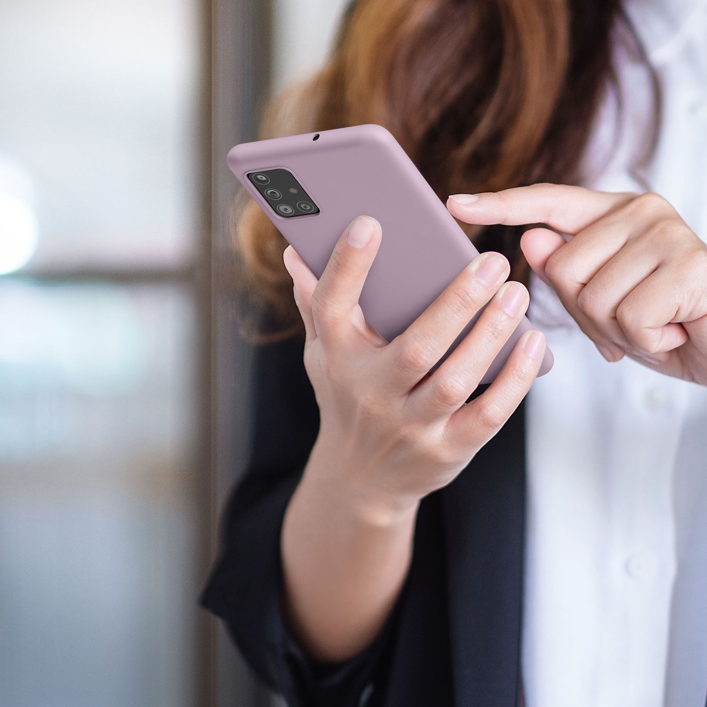 kwmobile Handyhülle für Samsung Galaxy A51 - Kabelloses Laden - Schutzhülle Cover