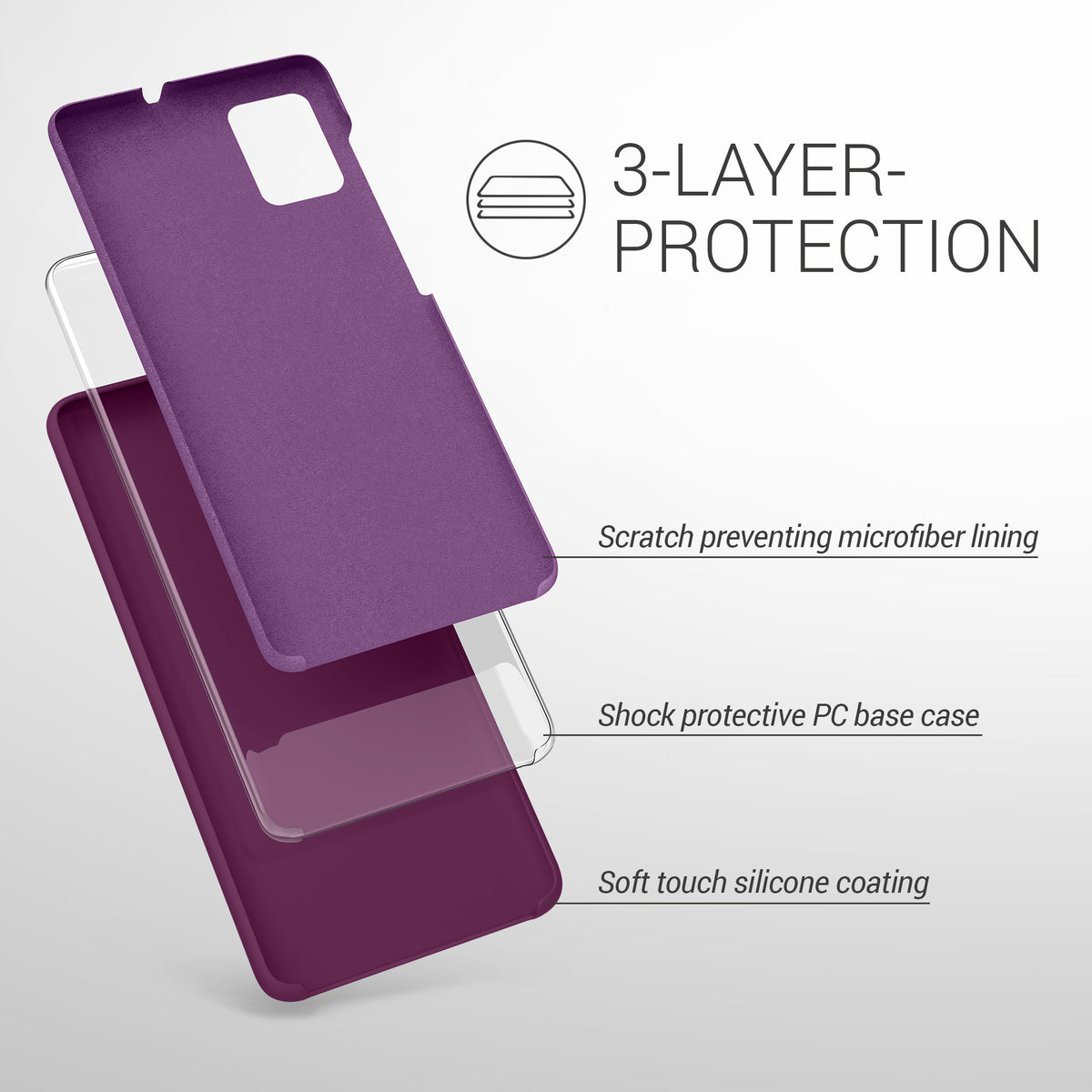 Samsung Galaxy A51 Silikon Handyhülle