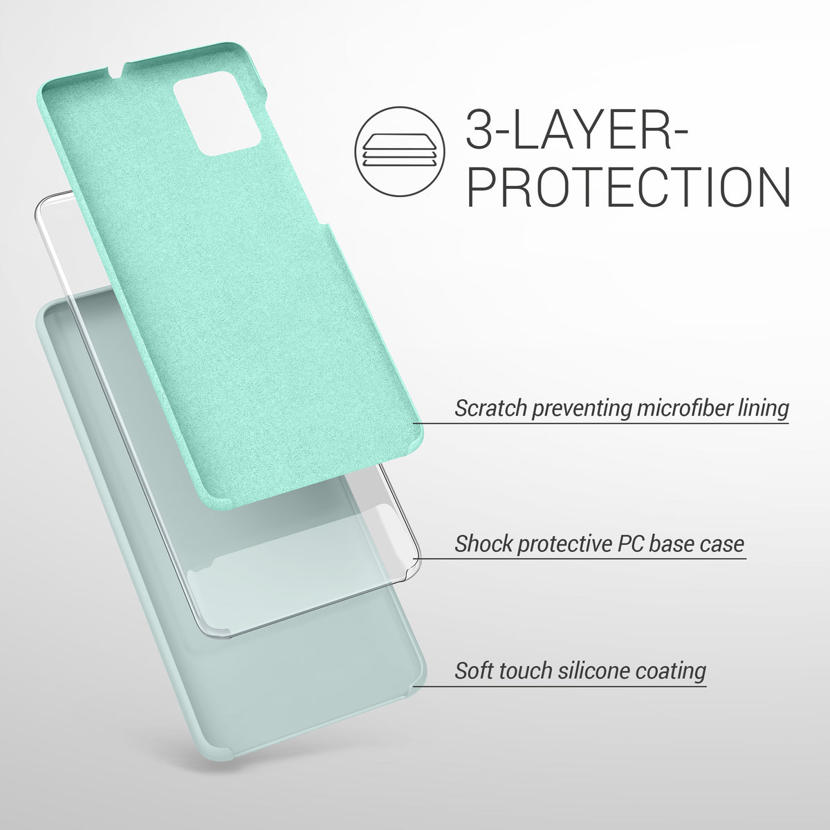 Samsung Galaxy A51 Silikon Handyhülle