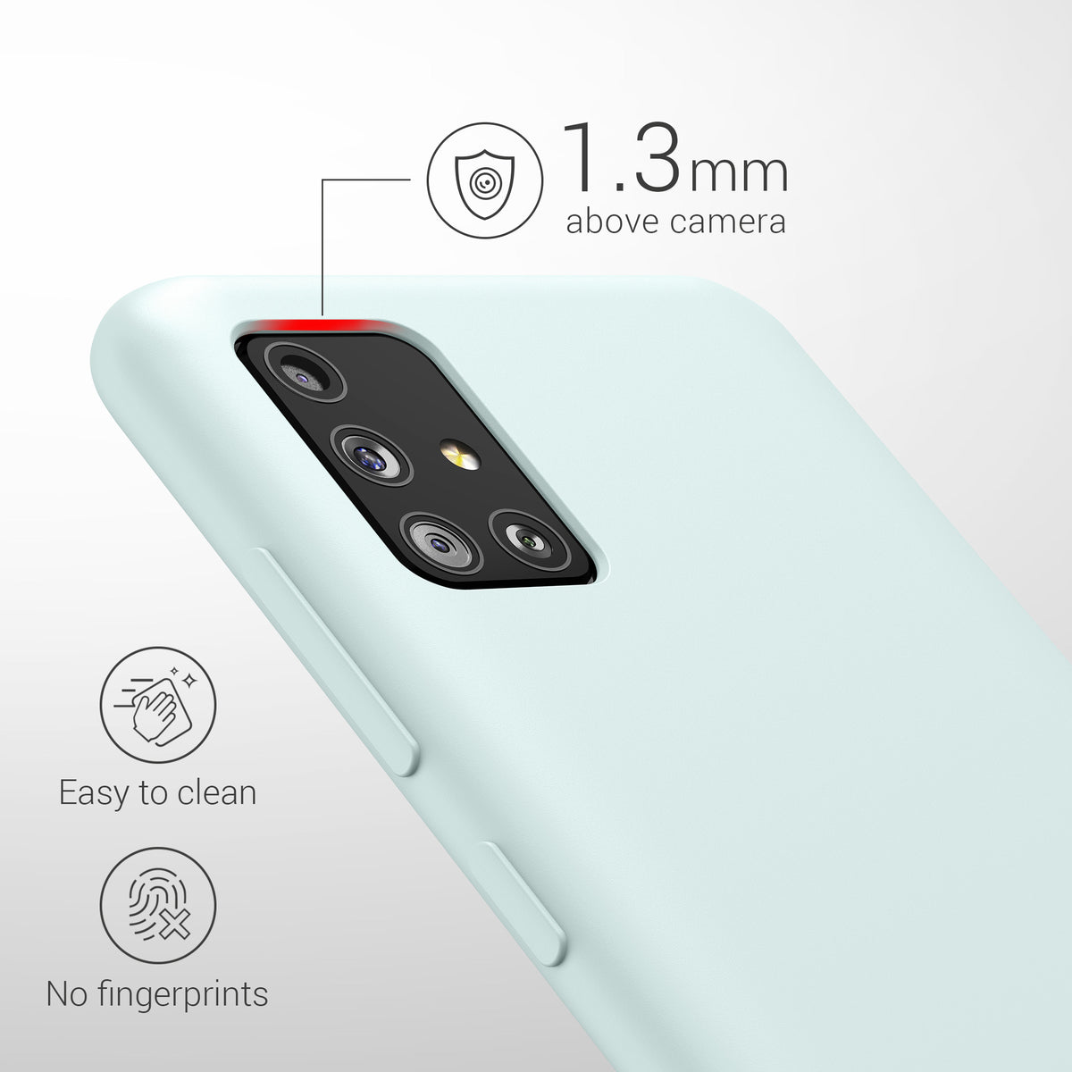 Samsung Galaxy A51 Silikon Handyhülle
