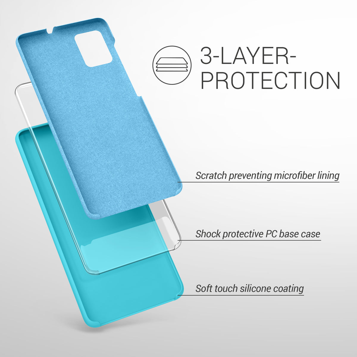 Samsung Galaxy A51 Silikon Handyhülle