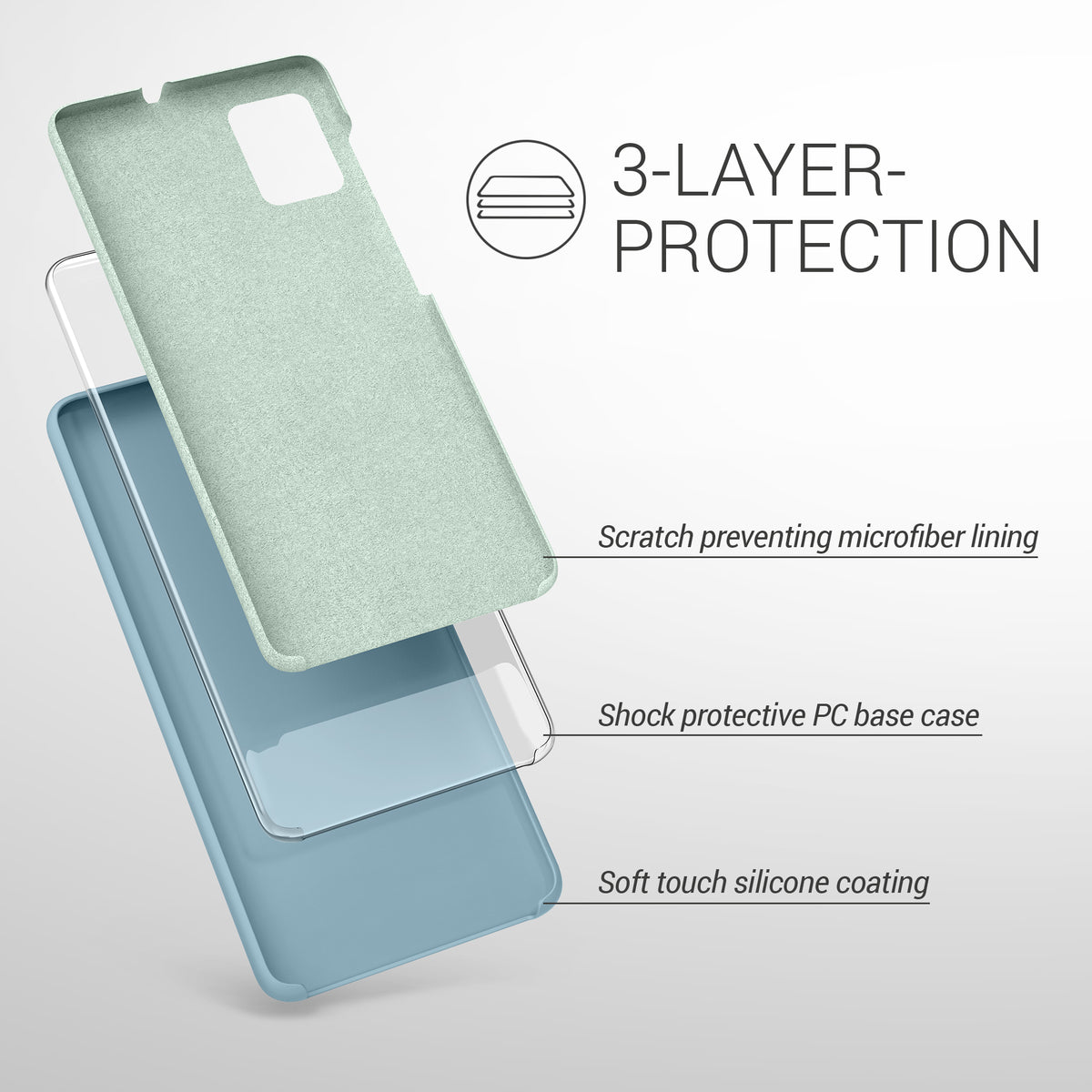 Samsung Galaxy A51 Silikon Handyhülle